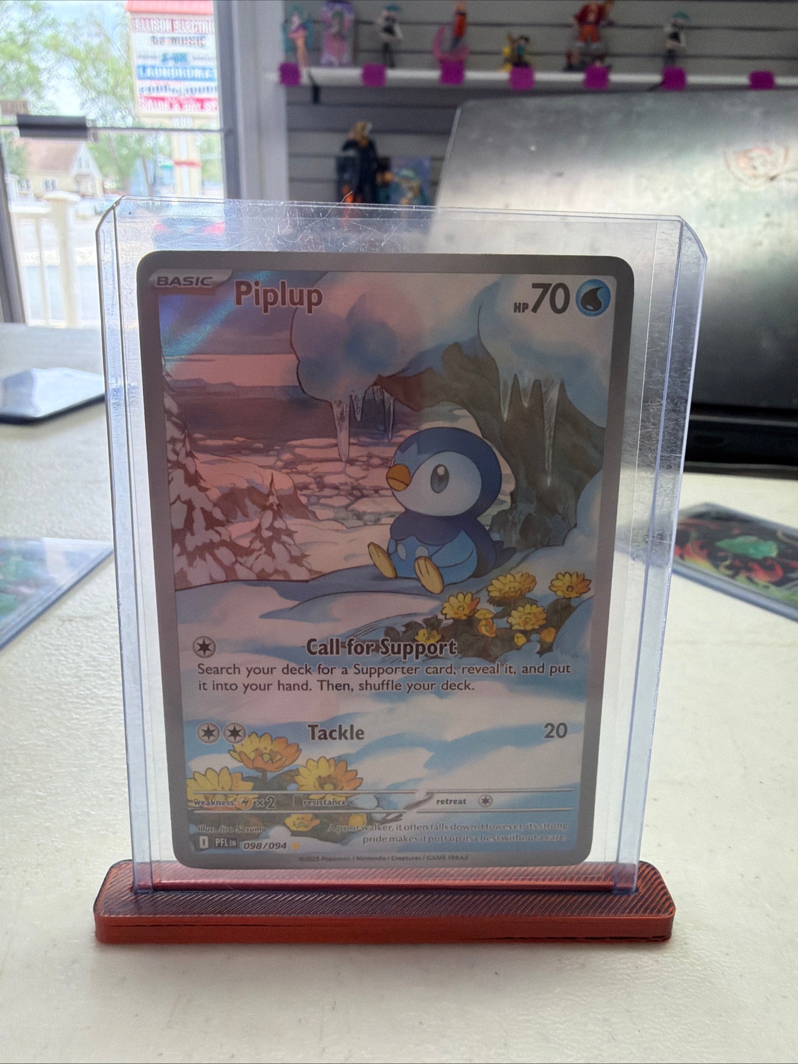 Pokemon | Piplup 098/094 Illustration Rare Phantasmal Flames