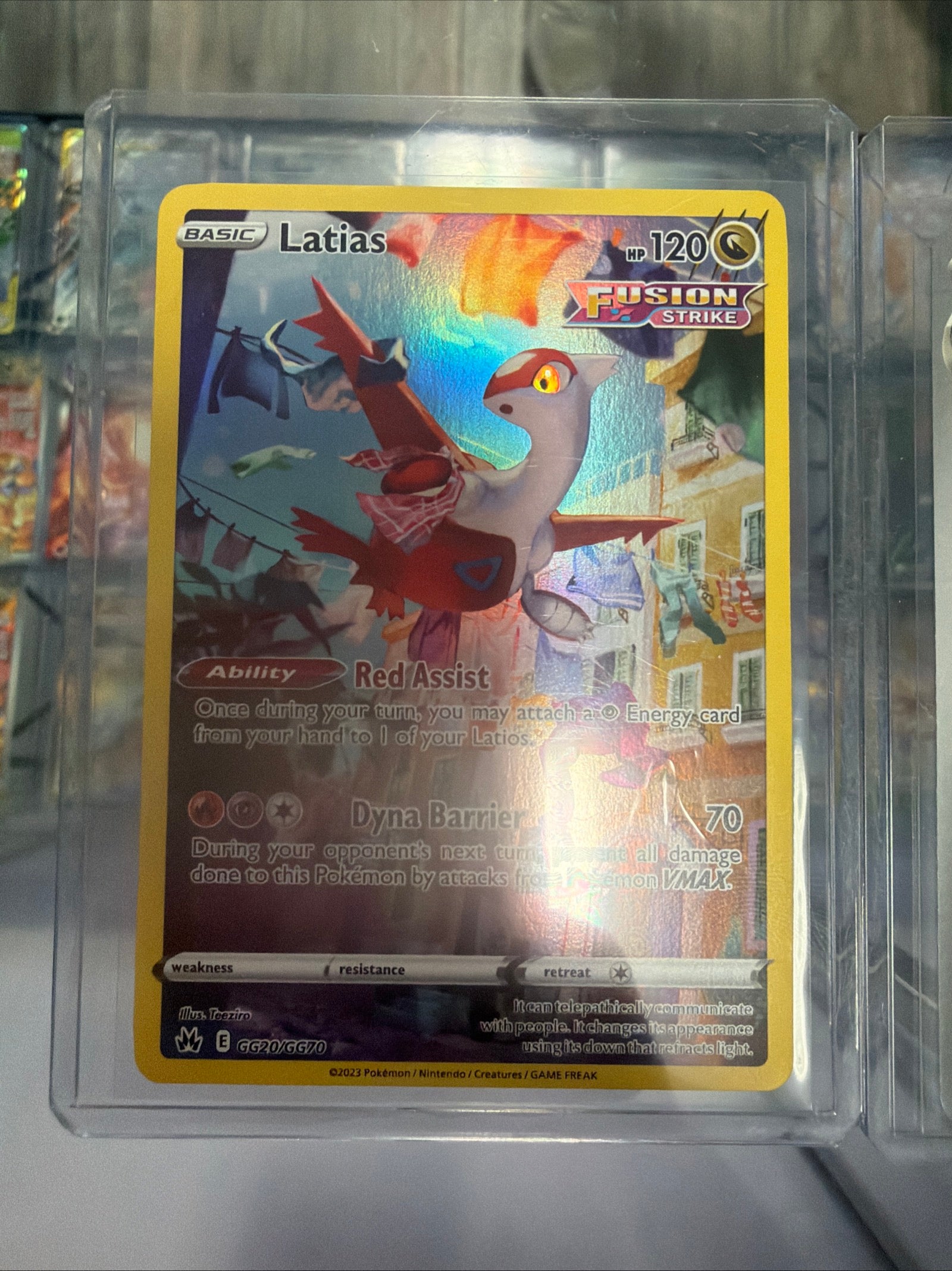 Latias GG20/GG70 Crown Zenith: Galarian Gallery Holo Pokemon TCG