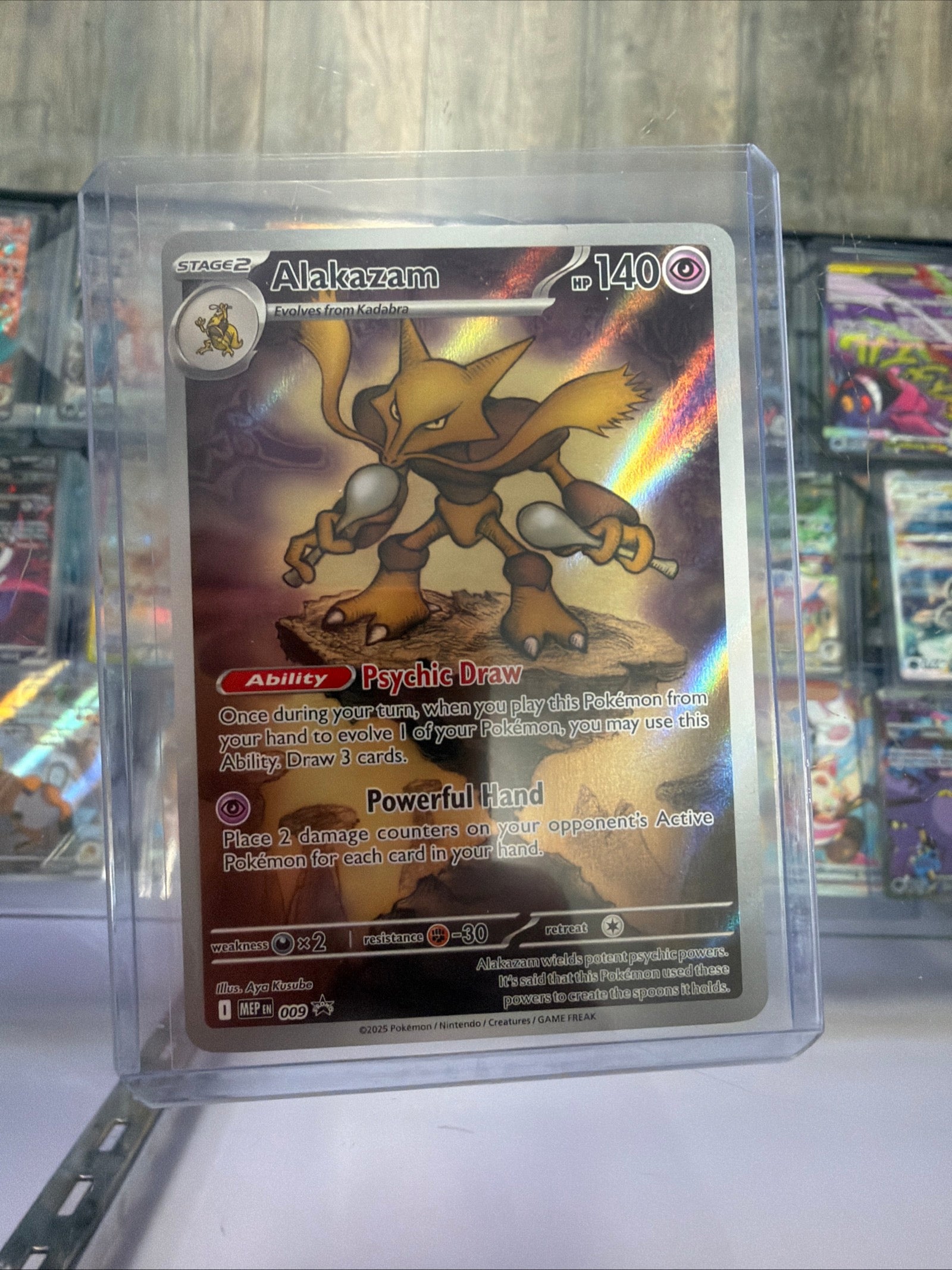 Alakazam - MEP009 - MEP Black Star Promos NM-Mint Pokemon ME - Mega Evolution