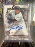 2019 Topps Tribute Miguel Cabrera Auto 51/60 TA-MCA On Card Autograph Tigers HOF