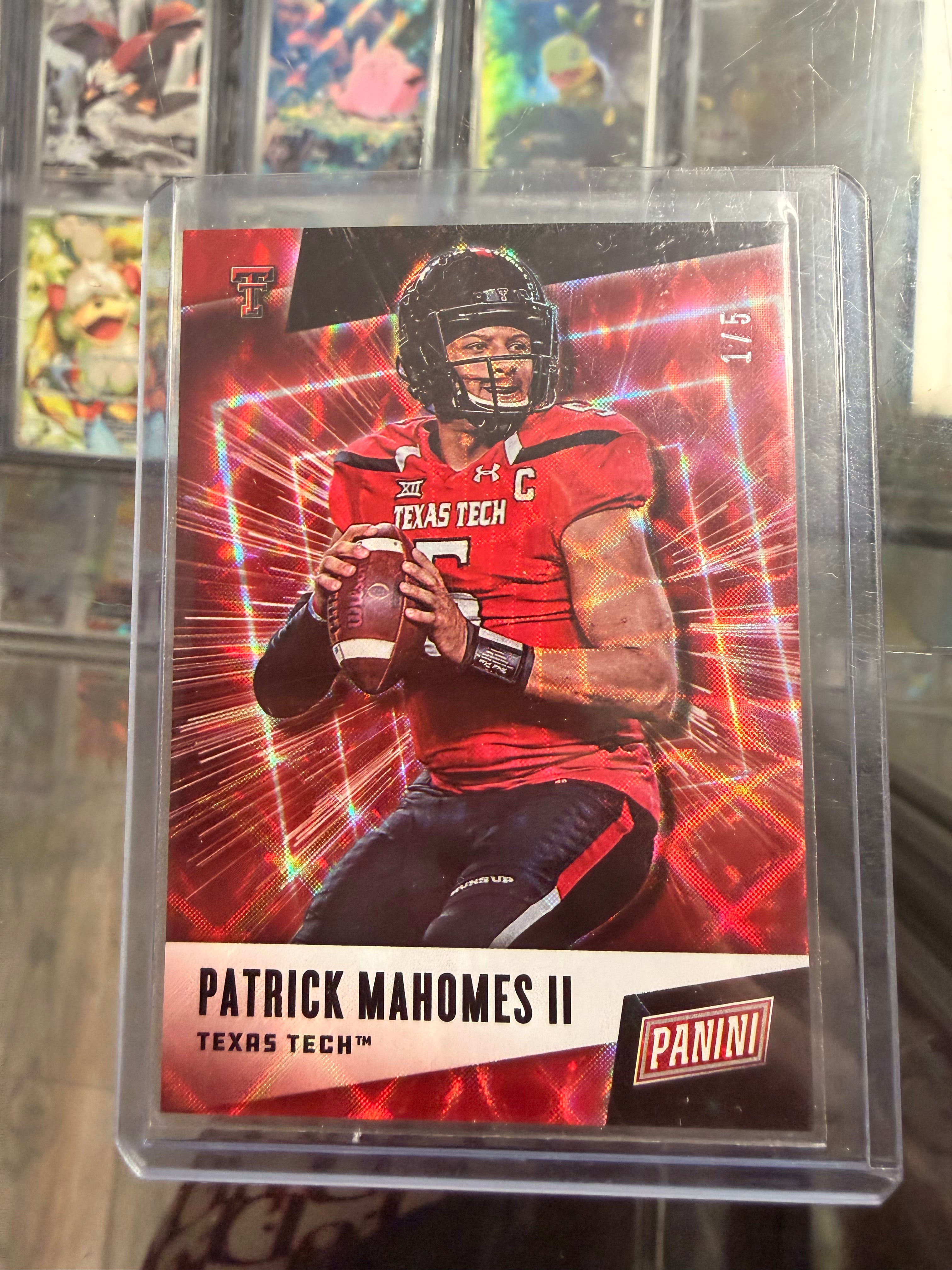 2019 Panini Father’s Day Patrick Mahomes II Hyper Plaid #36 1/5
