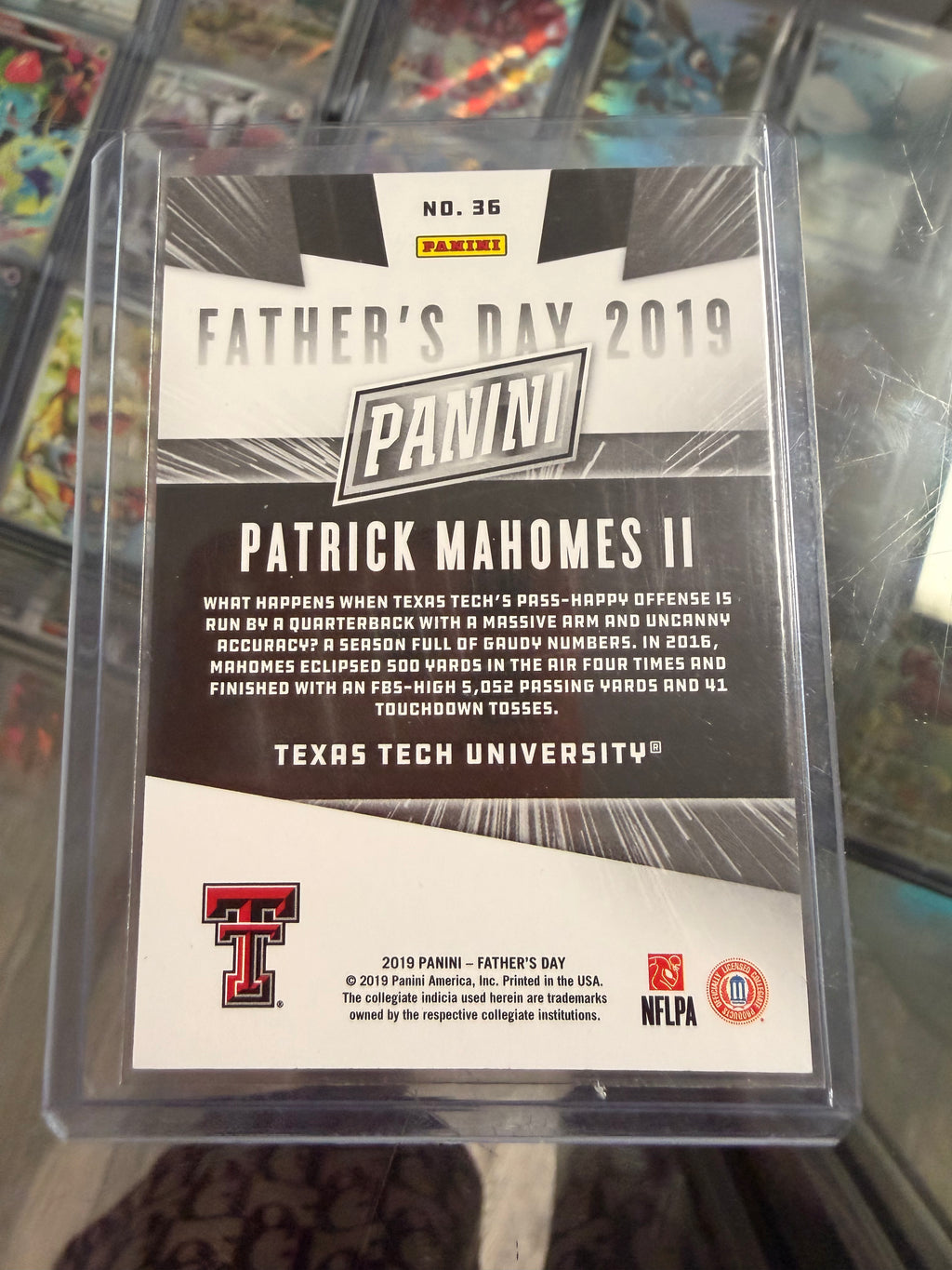 2019 Panini Father’s Day Patrick Mahomes II Hyper Plaid #36 1/5